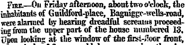 FmE.—On Friday afternoon, about two o'cl...