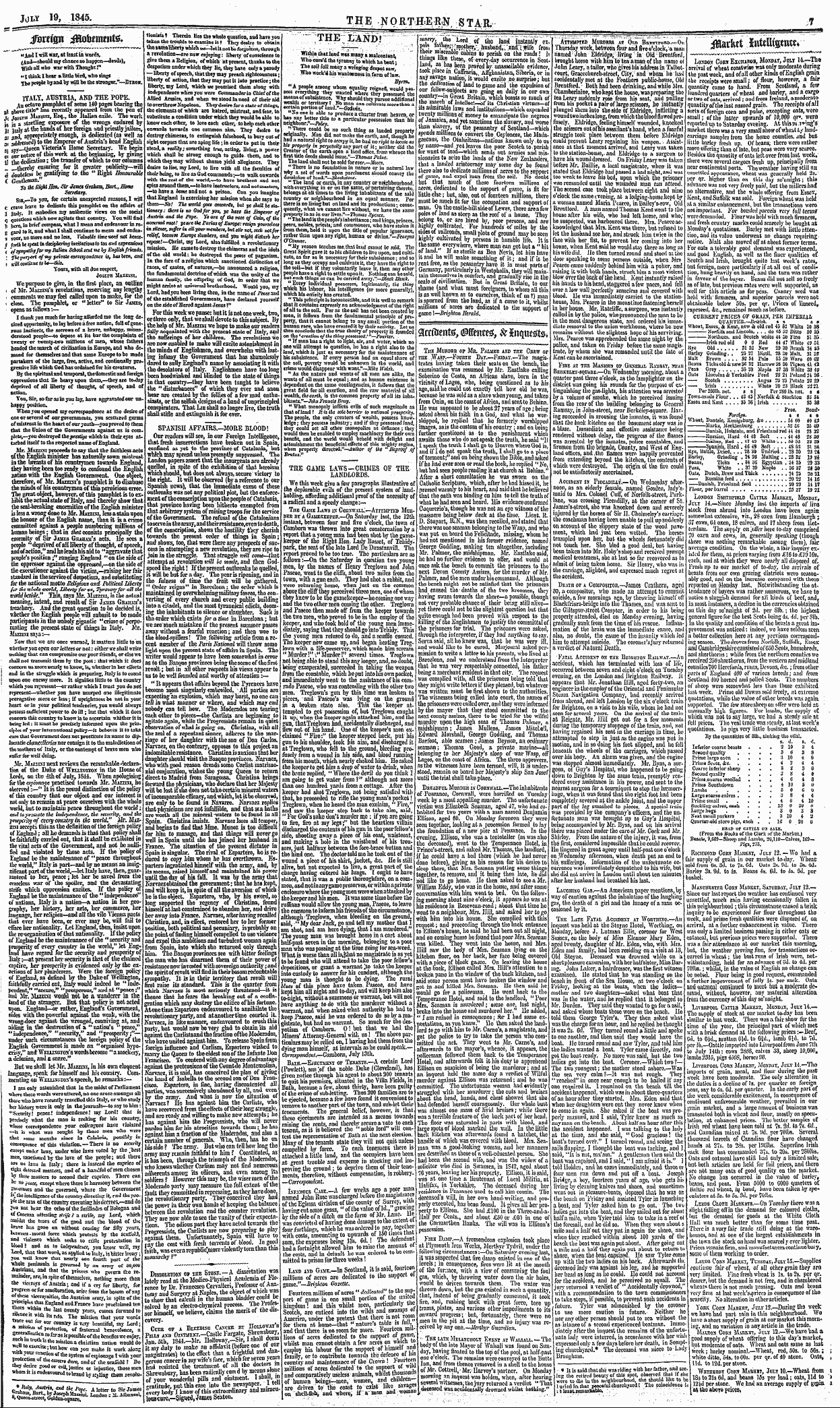 Northern Star (1837-1852): jS F Y, 4th edition - ———^»———.*.——^ ~ — — ,