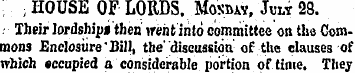 , HOUSE OF LORDS. Moswv, ivvt 23.. Their...