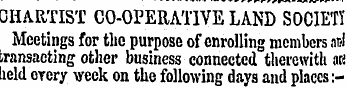 *.... .'rrrrrr*n-vv-—r CHARTIST CO-OPERA...