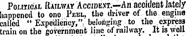 PoLiTicJti. Railway Accidkxt.—An acciden...
