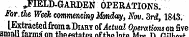 ^IELD-GARDEN OPERATIONS. For. the Week c...