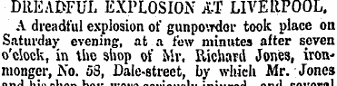 DREADFUL EXPLOSION AT LIVERPOOL. A dread...