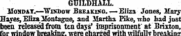 GUILDHALL. Mohdat.—Window Breaking. — El...