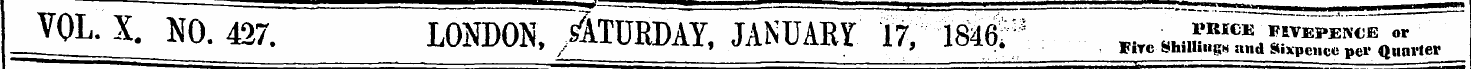 ' - J^J. NO. 427. LONDON, , &TUm)AY, JAN...