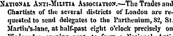 National Asti-Militia Association.—The T...