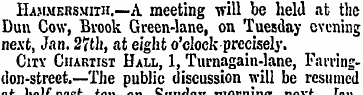 Hammersmith.—A meeting will be held at t...