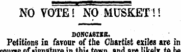 NO VOTE! NO MUSKET!! D0NCA6IIR. Petition...