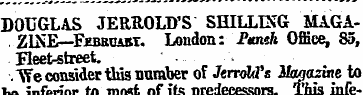 DOUGLAS JEEROLD'S SHILLING MA.GA-. ZLNE—...