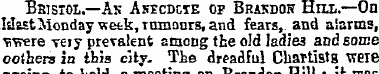 Bristol.—Ak Akecdgie of Brakdor Hill.—On...