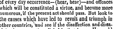 of every day occurrence—(hear, hear)—and...