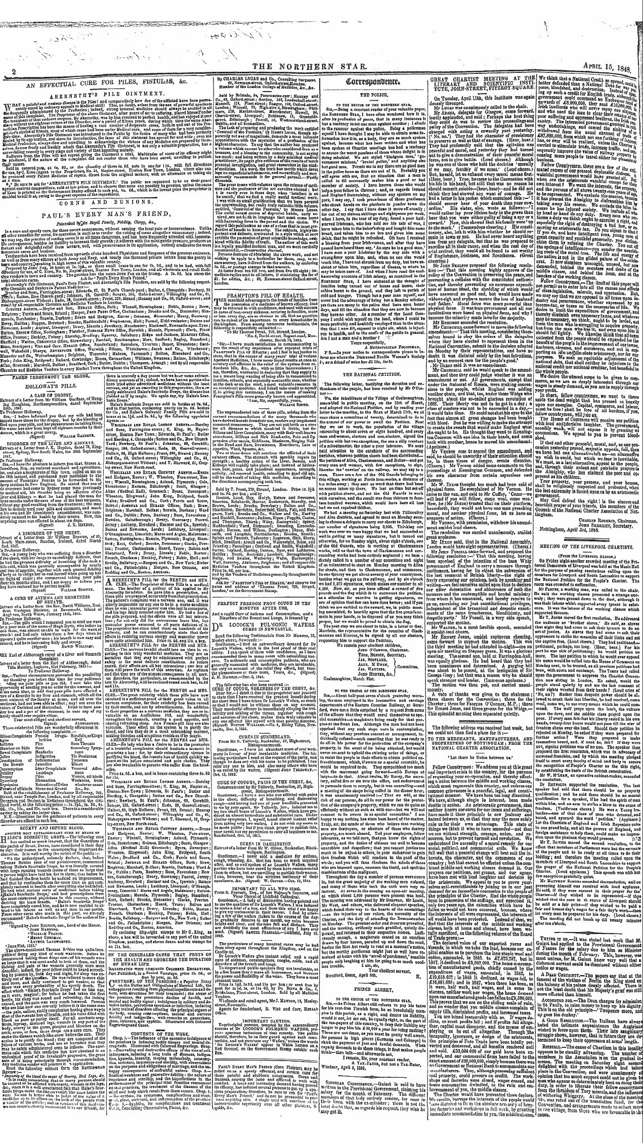 Northern Star (1837-1852): jS F Y, 4th edition - Corrapnisemfc