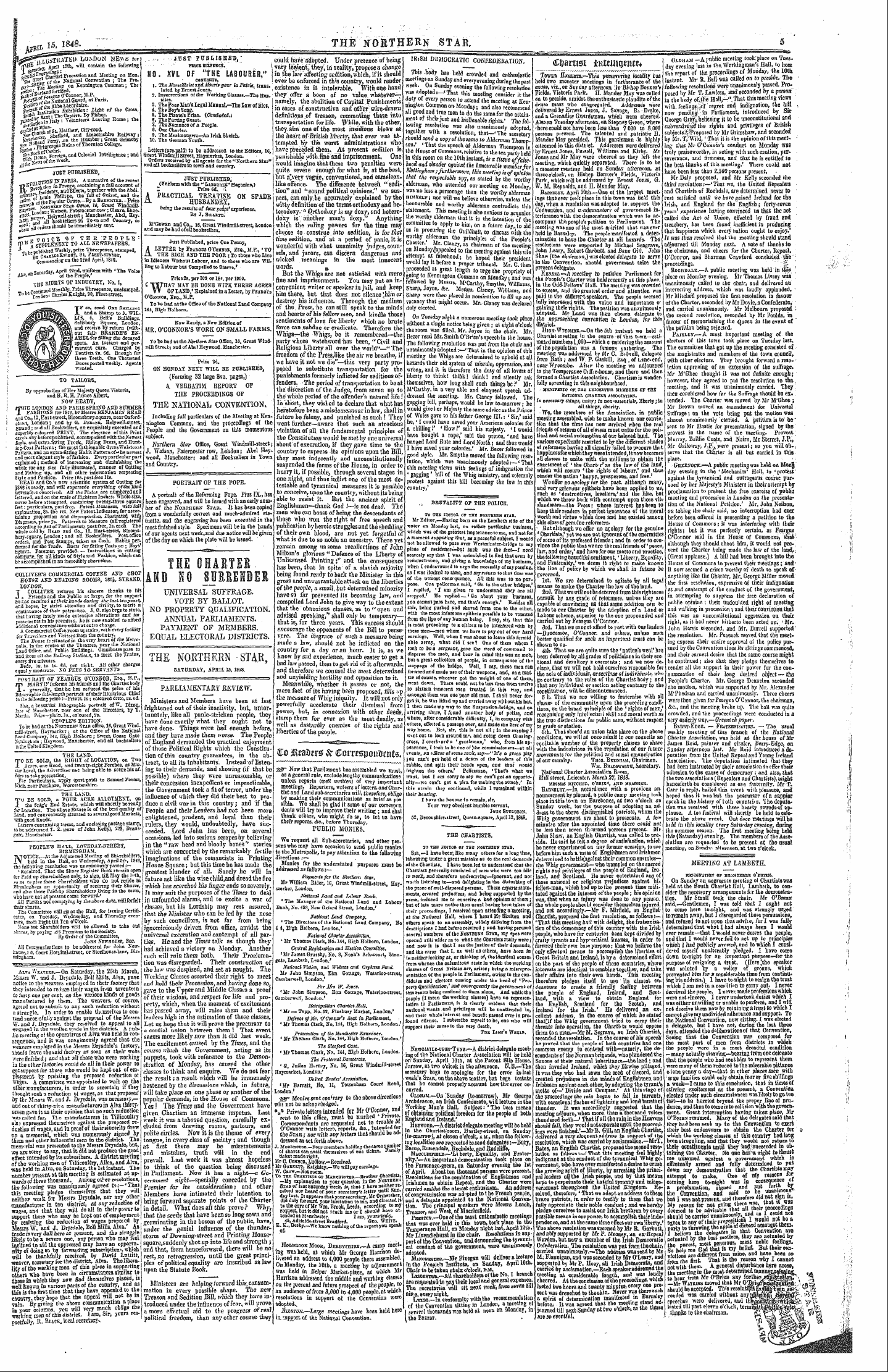 Northern Star (1837-1852): jS F Y, 4th edition - Co Urates & ®Mt£Spmirjntt0
