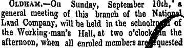 Oldham.—On Sunday, September 10th, a gen...