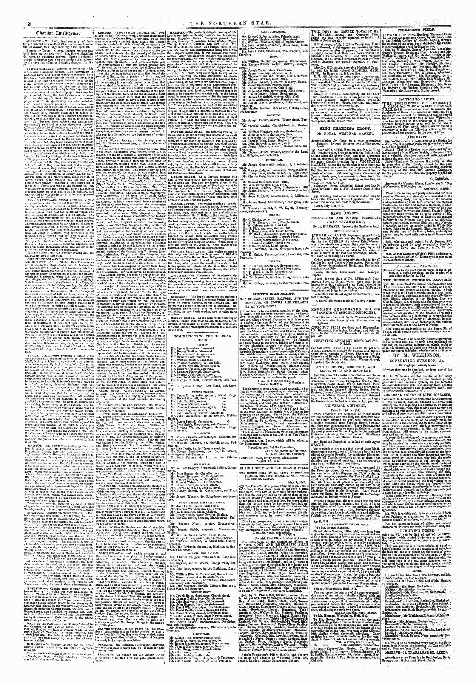 Northern Star (1837-1852): jS F Y, 5th edition: 2