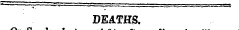 DEATHS.
