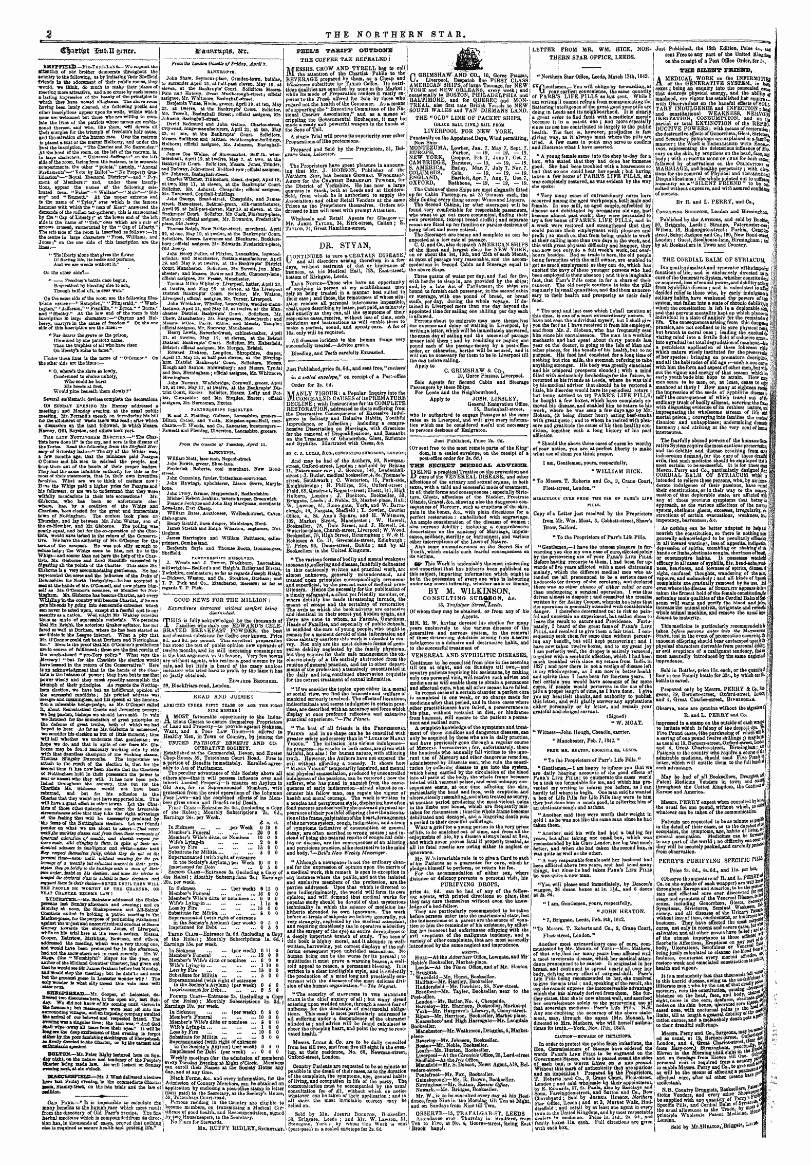 Northern Star (1837-1852): jS F Y, 5th edition - C|&Gt;A*Ttgt •Etttill Sxntf*