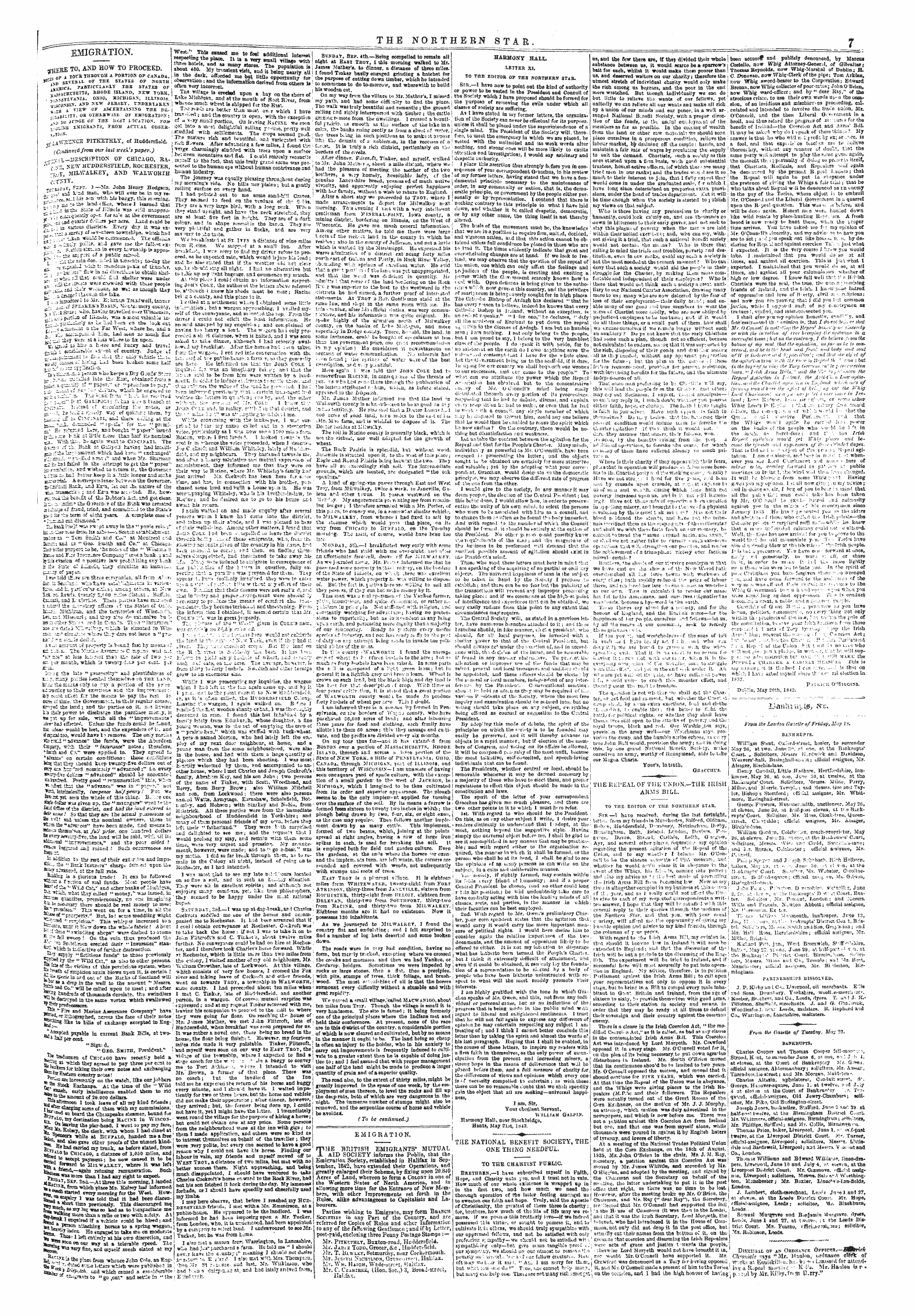 Northern Star (1837-1852): jS F Y, 5th edition - I.'»Au"Ai U&Gt; I^ &C.