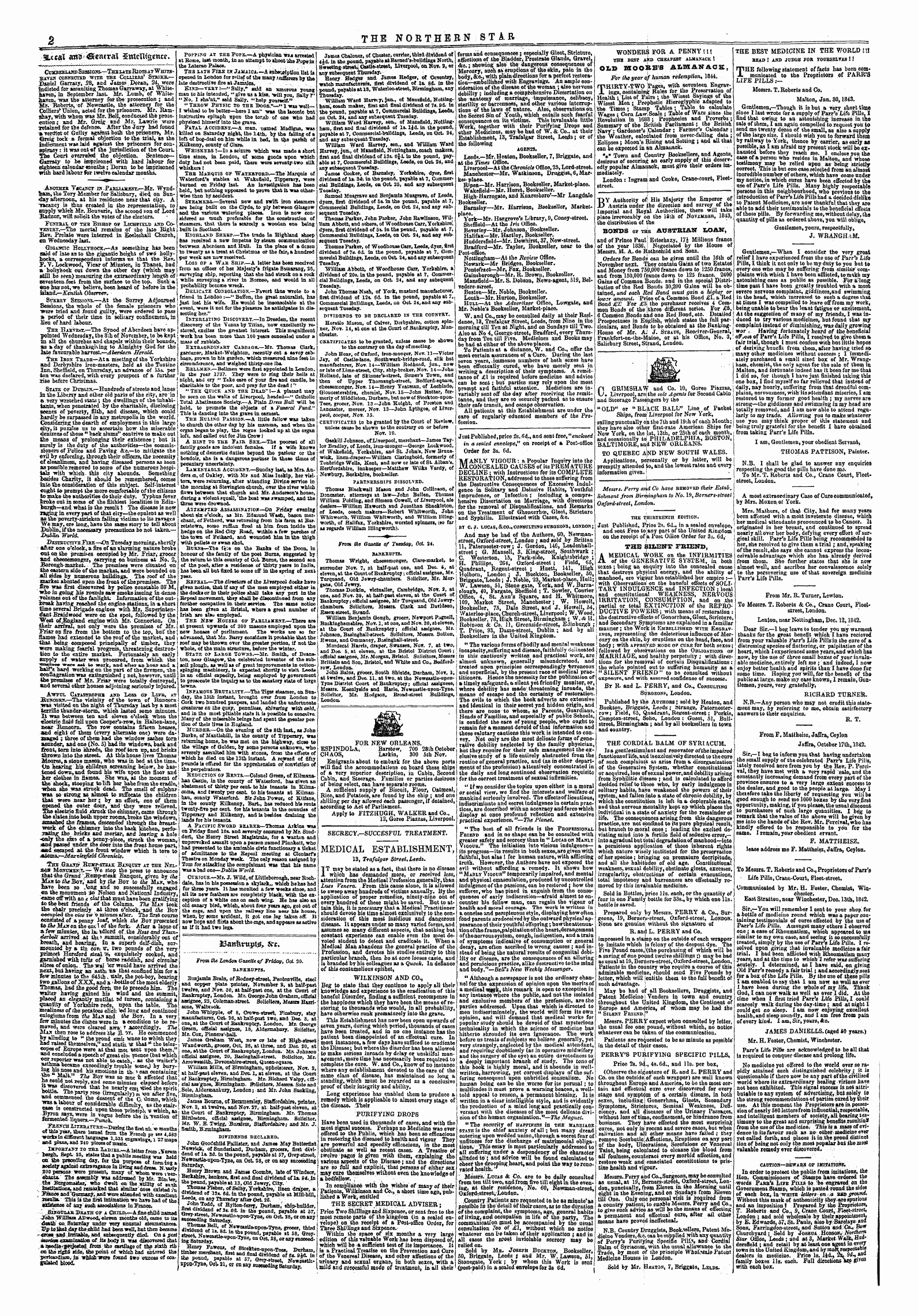 Northern Star (1837-1852): jS F Y, 5th edition - 3uca$ Att* 43ten*Rax 3£Wteiu£*Ttc?