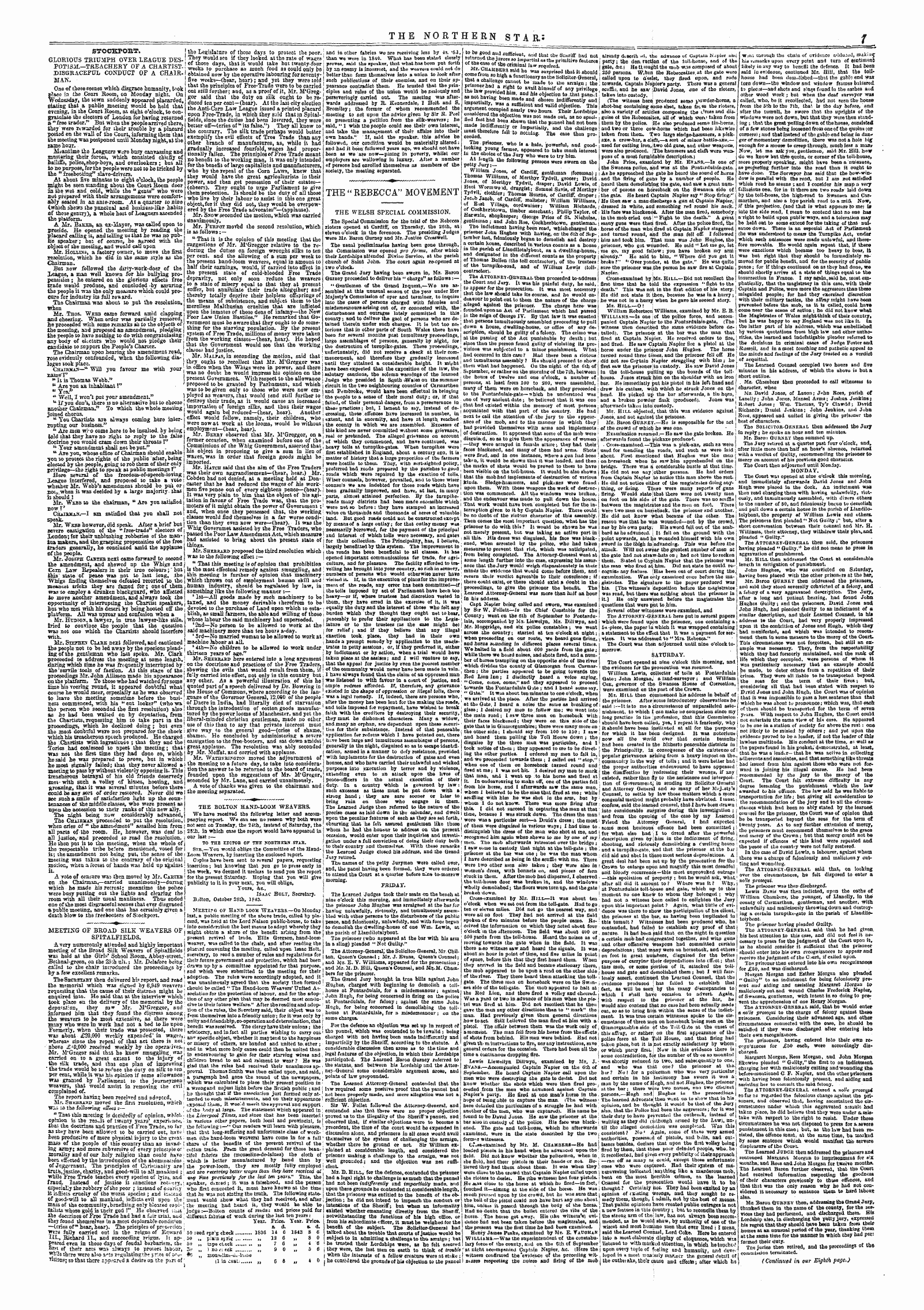 Northern Star (1837-1852): jS F Y, 6th edition: 7