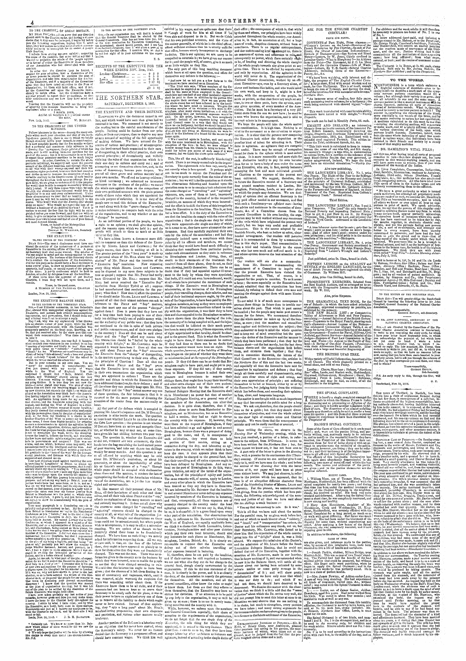 Northern Star (1837-1852): jS F Y, 7th edition - To The Editor Of The Northern Star.