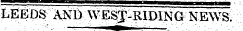 LEE£)8 AND WEp^RIDINq NEWSA