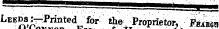 i LEE ^ir Printed ^ for thei:Proprietor, FiiiKn