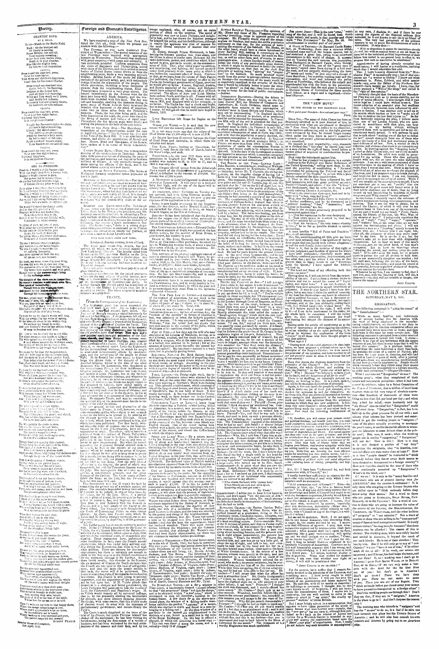 Northern Star (1837-1852): jS F Y, 1st edition - Ifowtsn An* ©Onu-Sttc$Ntell%«Tt«