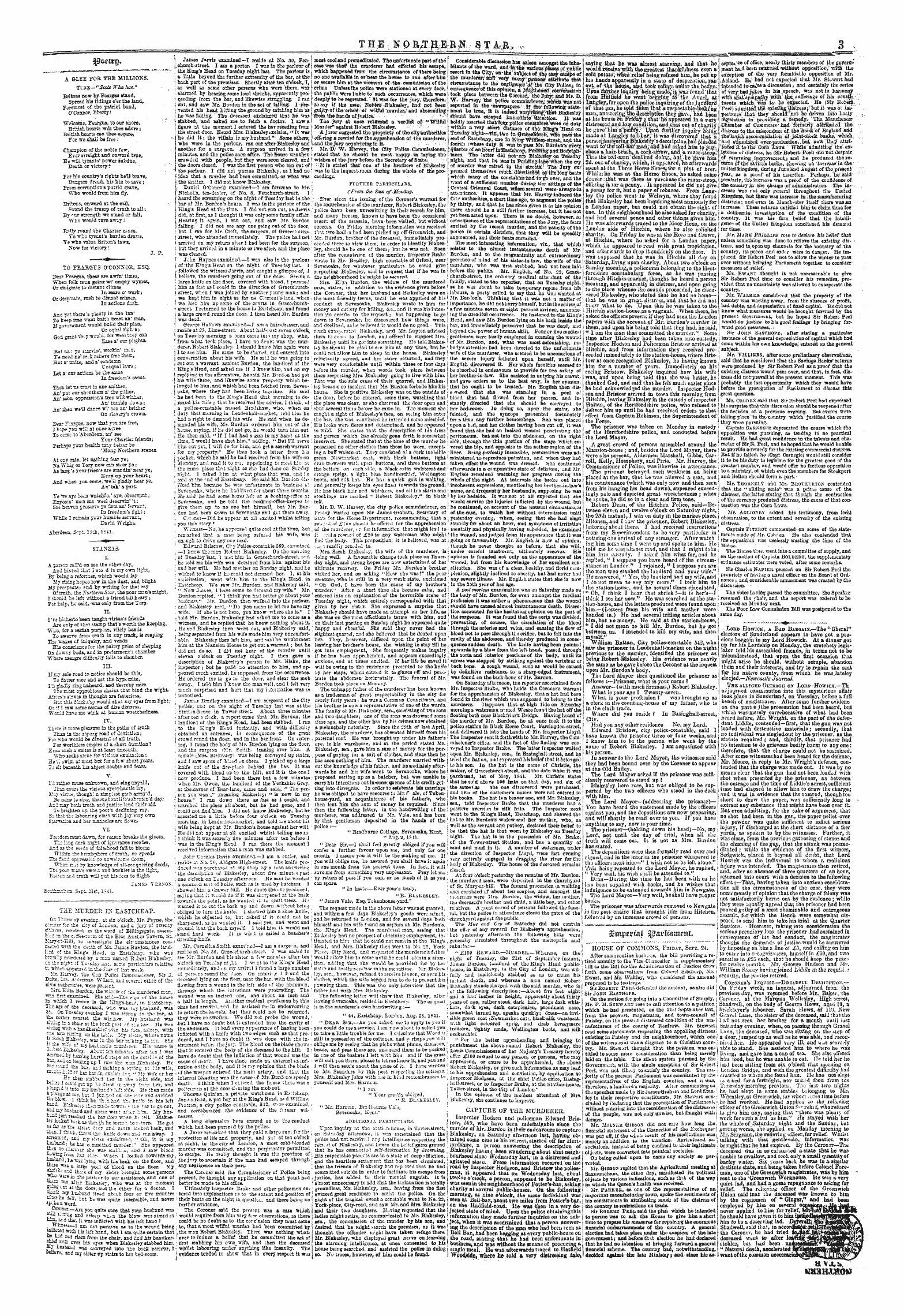 Northern Star (1837-1852): jS F Y, 1st edition - ^C*A Rg.