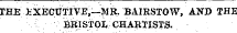 the executive,--mr. bairstow, and the ¦ Bristol chartists.