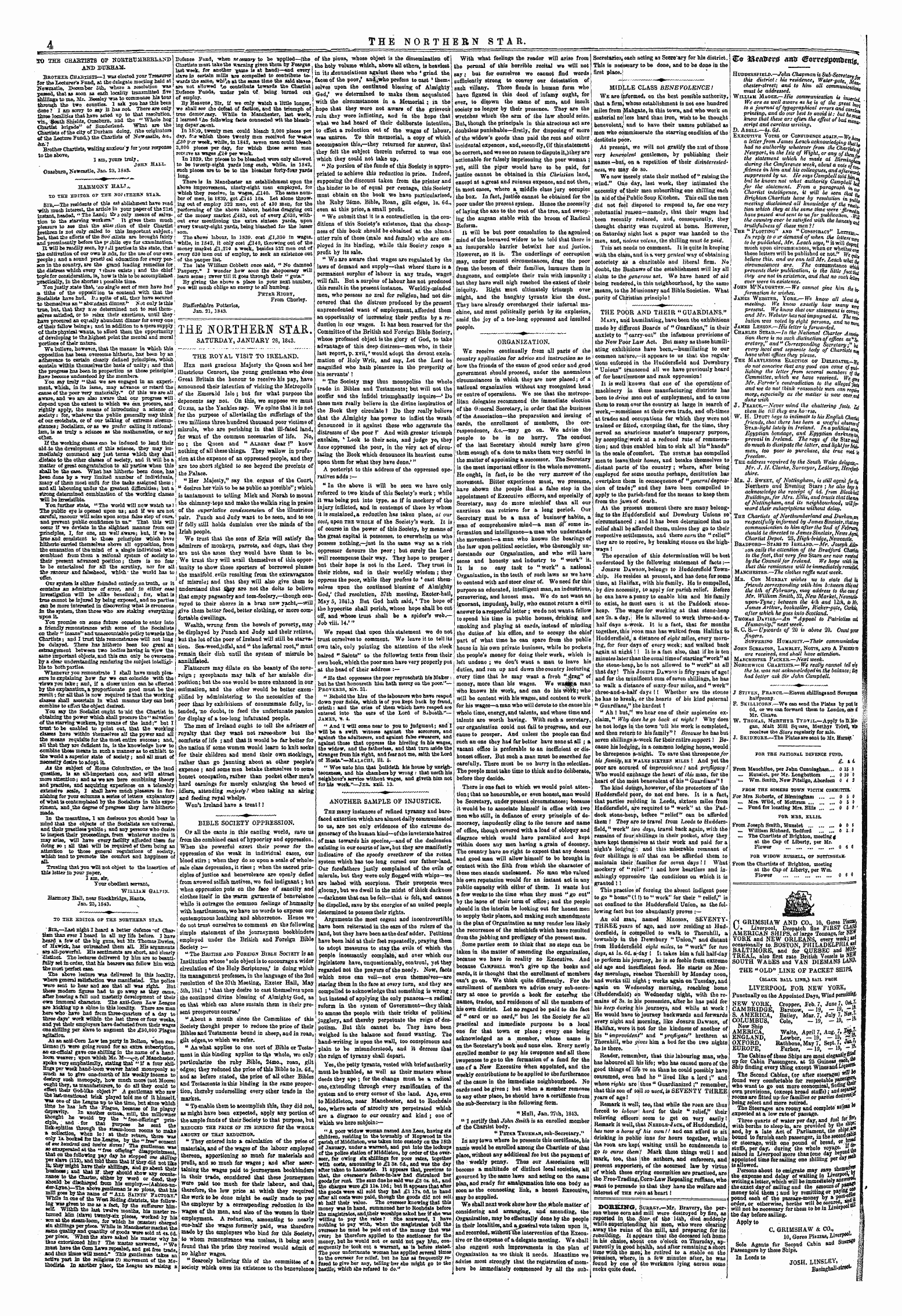 Northern Star (1837-1852): jS F Y, 1st edition - 3for Bcatrer£ Am &Lt;^Omggoh&E«Fo