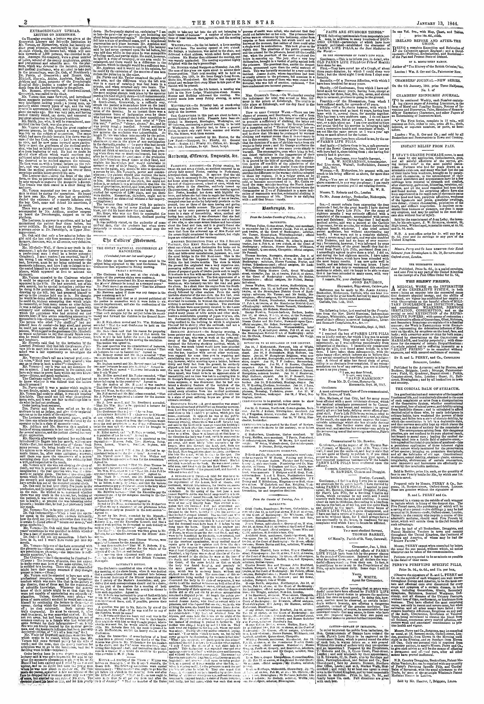 Northern Star (1837-1852): jS F Y, 1st edition - Fd)C Cznkx'g Gglobtment.