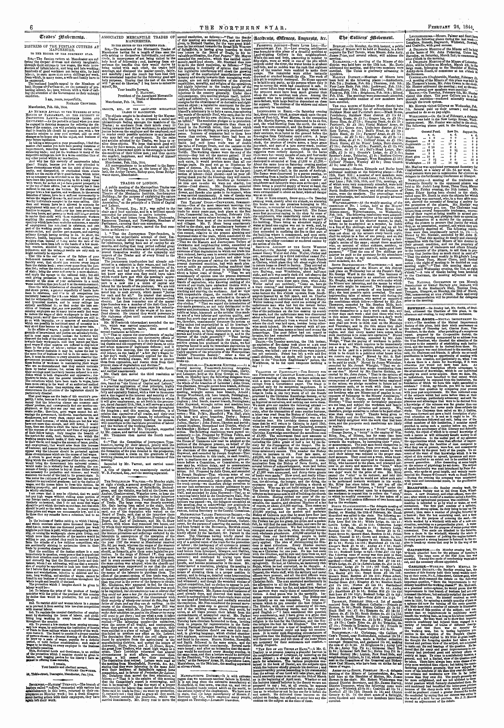 Northern Star (1837-1852): jS F Y, 1st edition - Strafcf.S' Iko&Rmrots.
