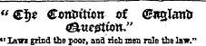 " €ty Csnirition ttt &lt;£«2lan& texic&um. " " Lvsra grind the poor, ana rich men rule the lair."