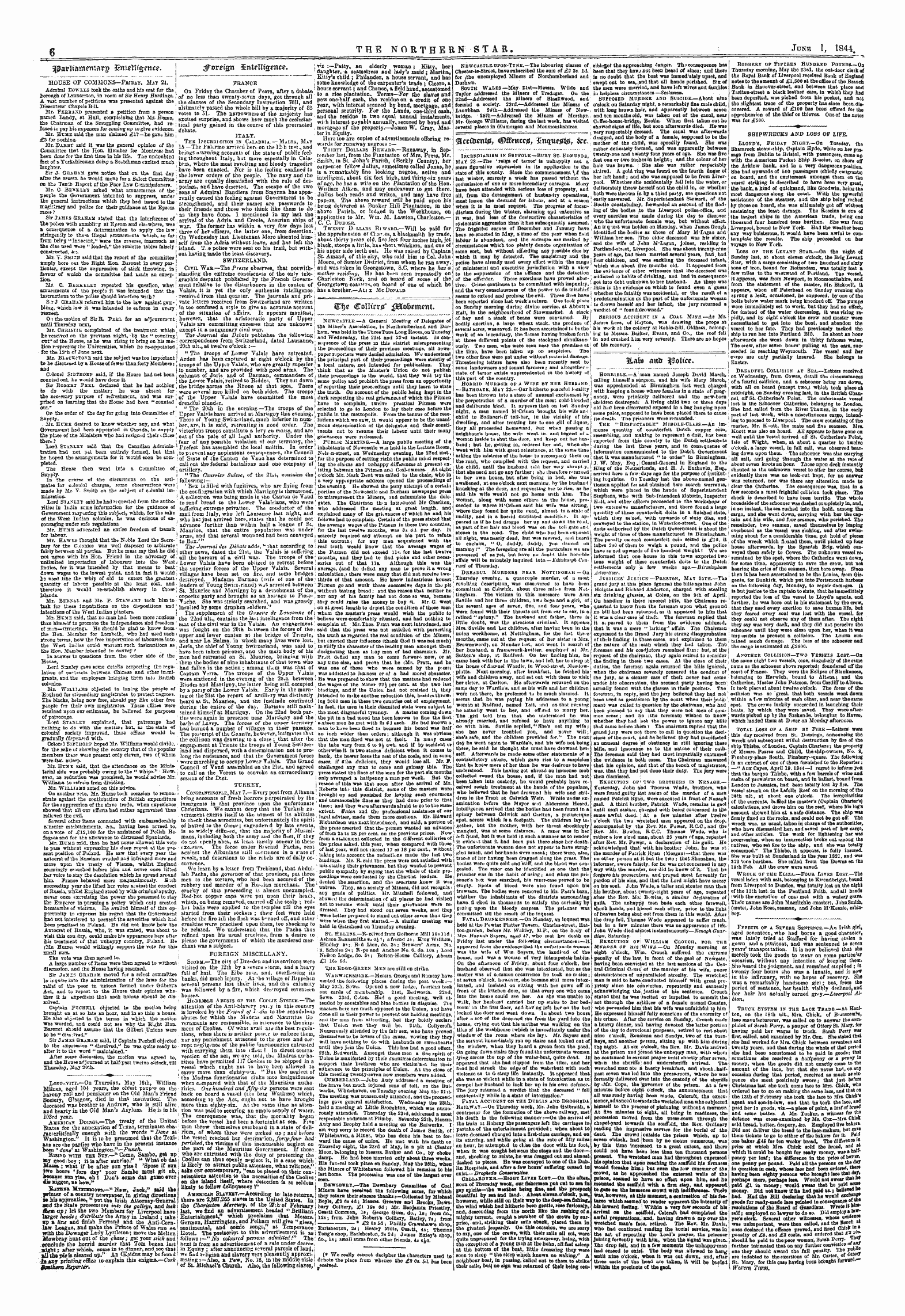 Northern Star (1837-1852): jS F Y, 1st edition - Jjiarttamemard 3mitl\I£Rnte.