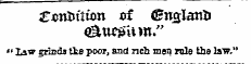 *« Law grinds tke poor, and nch men rale the law."