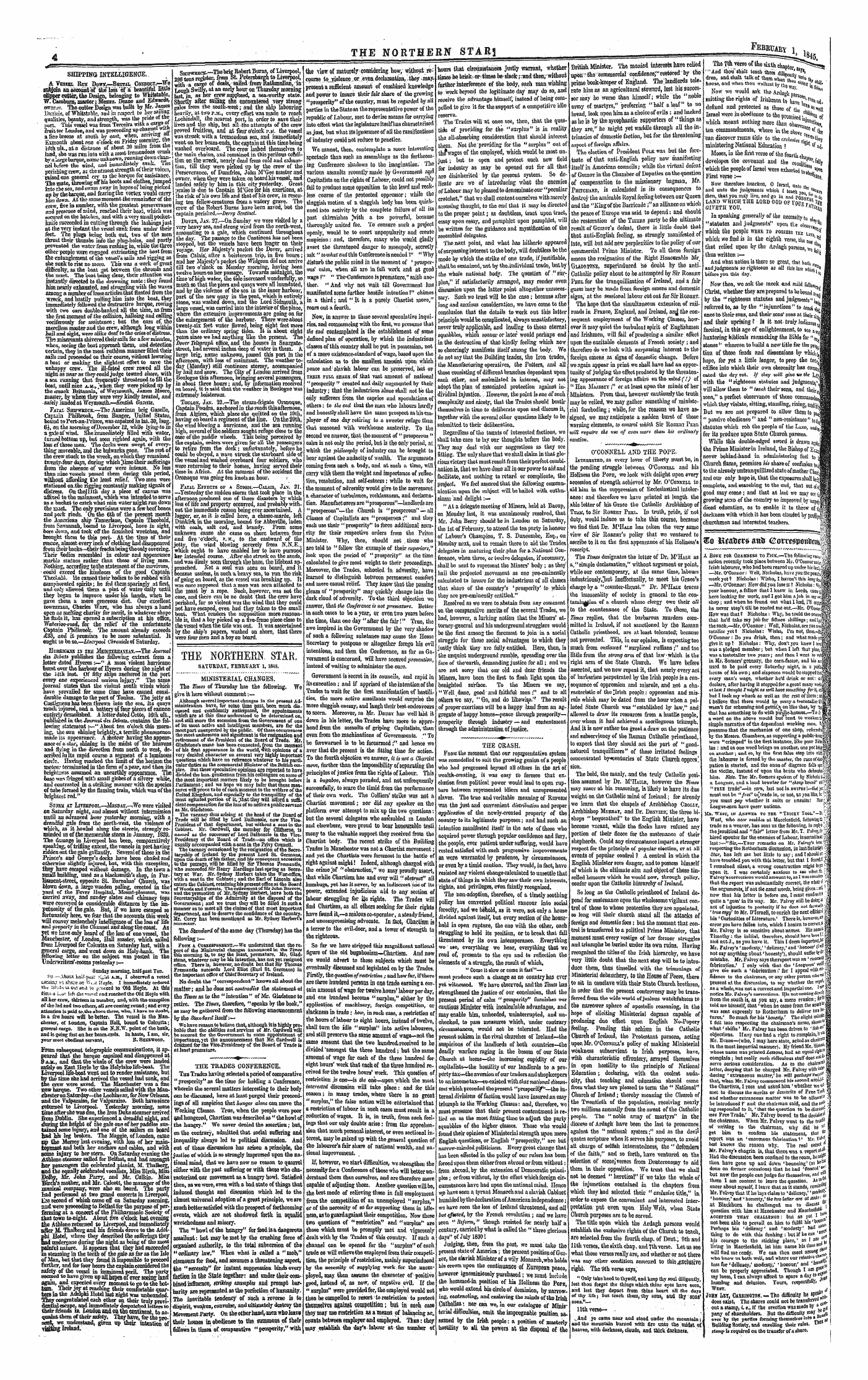 Northern Star (1837-1852): jS F Y, 1st edition - Untitled Article