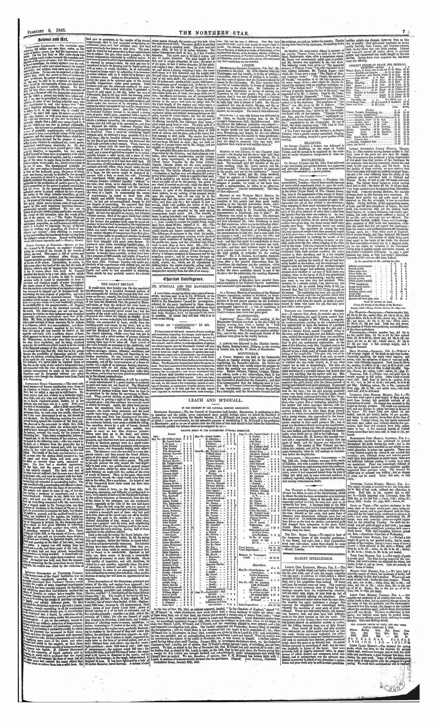 Northern Star (1837-1852): jS F Y, 1st edition - Untitled Article