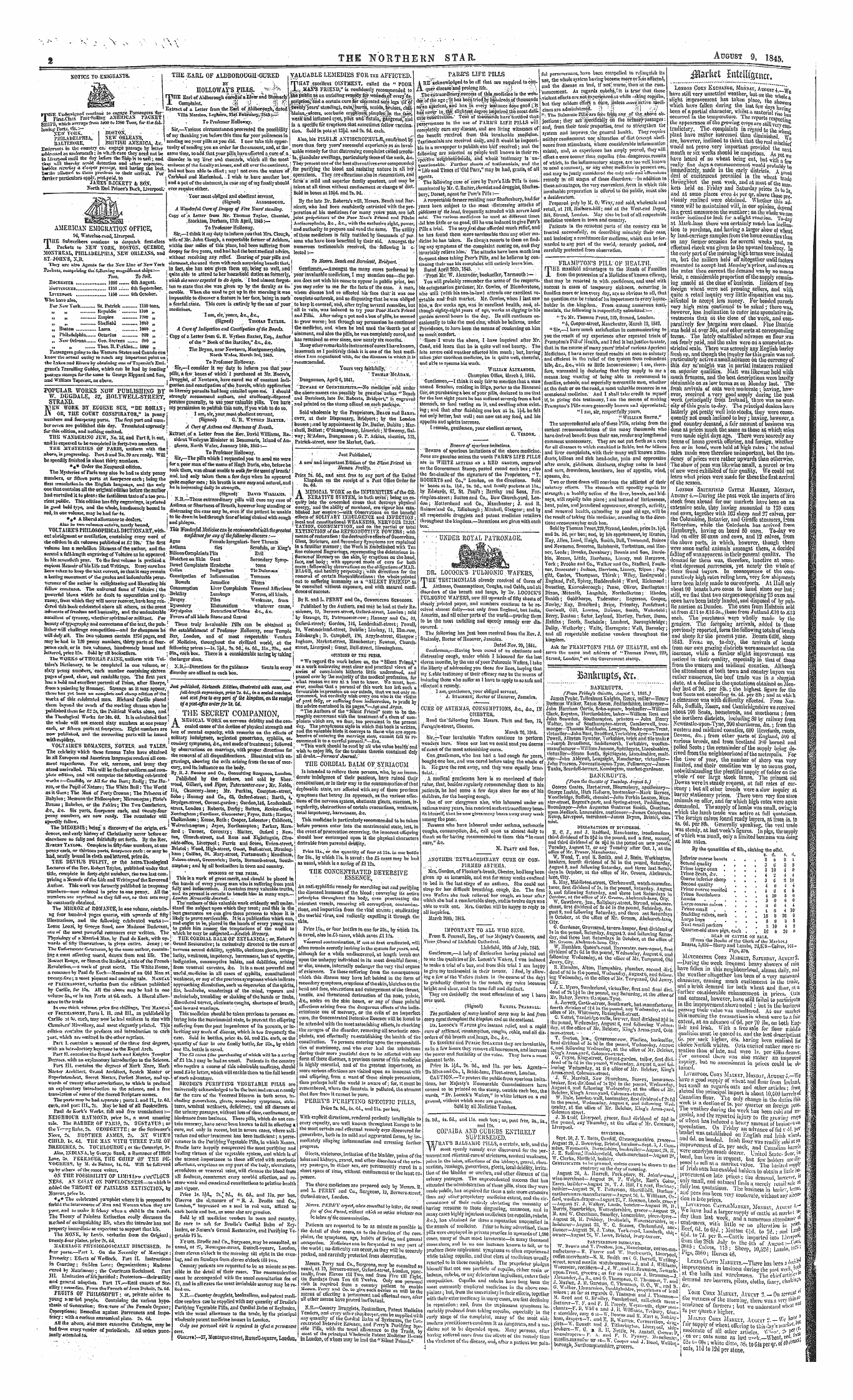 Northern Star (1837-1852): jS F Y, 1st edition - Xotics To-Emksbaxts.