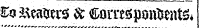 £o&?a!ttn&gt; '& Correspondents*