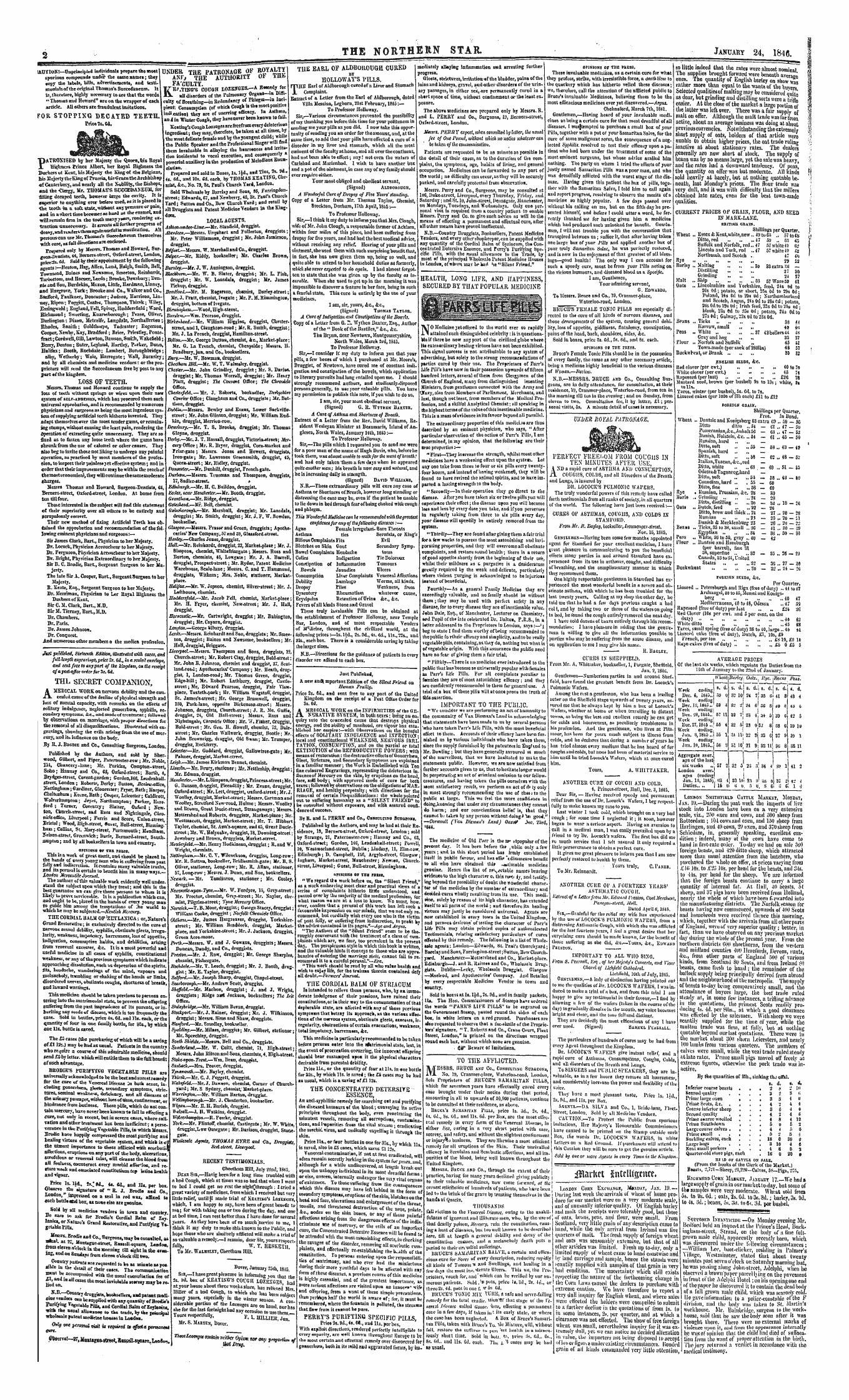 Northern Star (1837-1852): jS F Y, 1st edition - Itefcet Toitdltgrnw