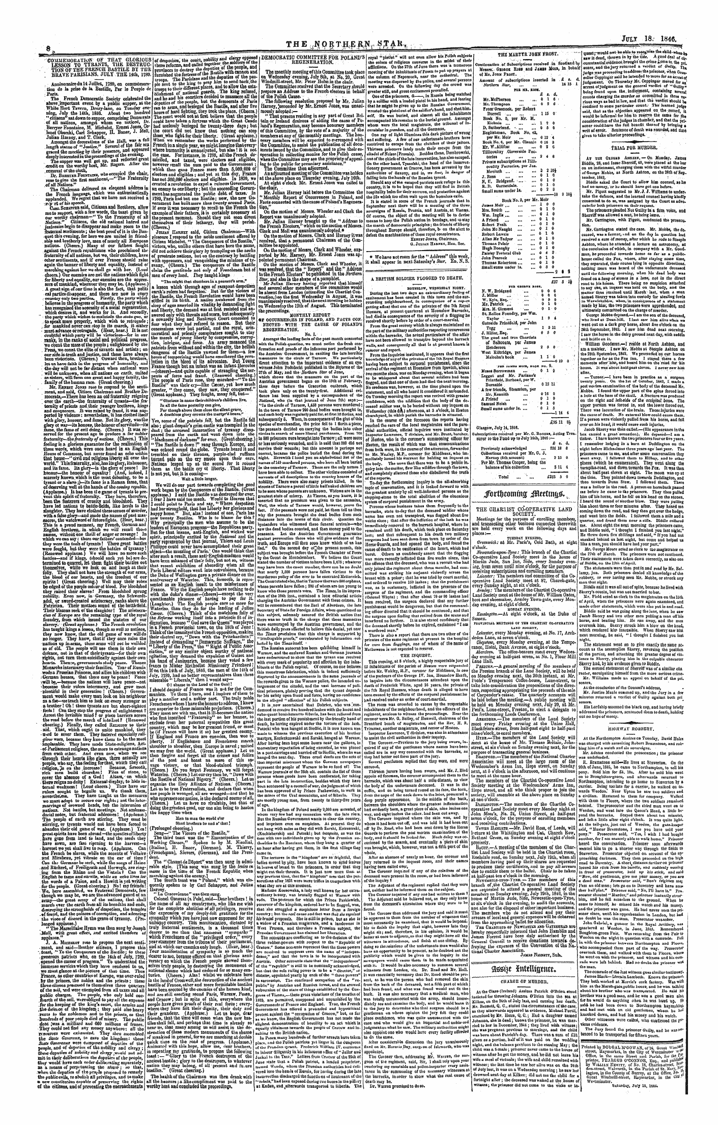 Northern Star (1837-1852): jS F Y, 1st edition - Jtirtifjwnimff I$Imm(J0 V.