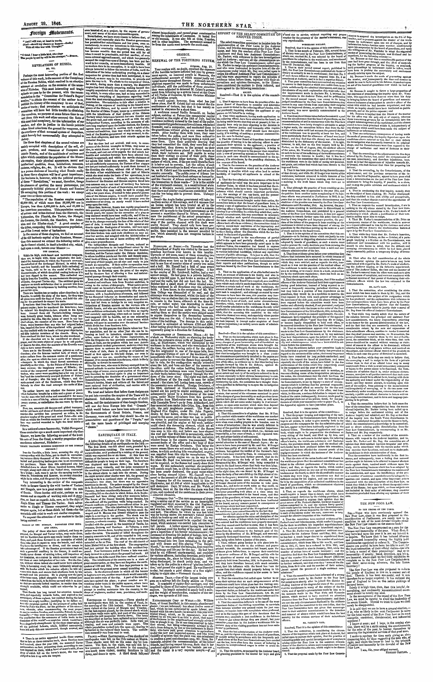 Northern Star (1837-1852): jS F Y, 1st edition - / Okfgn Jtatancttf*' - . '- ., , ' „ ¦ ,-, Jj^»»'"" I"-'" ¦ .I ,|&Lt;L'F ..... I.»1ww»W&Gt;Wiw 'Tfiirflom 42lflbfniftlt&