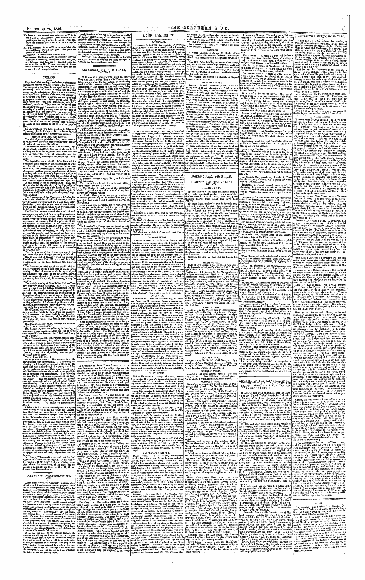 Northern Star (1837-1852): jS F Y, 1st edition - Untitled Article