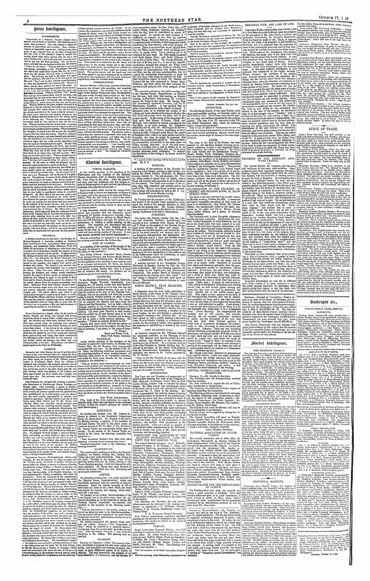 Northern Star (1837-1852): jS F Y, 1st edition - Market Jrnttiltgentt*