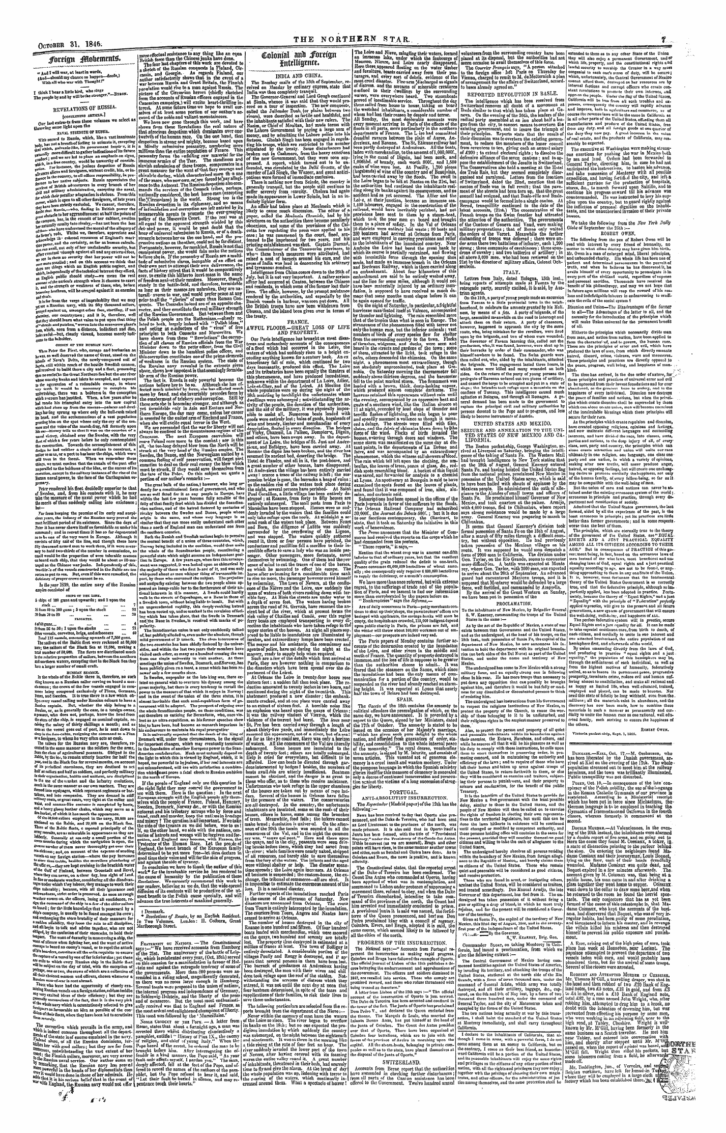 Northern Star (1837-1852): jS F Y, 1st edition - Colonial Aifl) £Brofgii Gntrnigeme*
