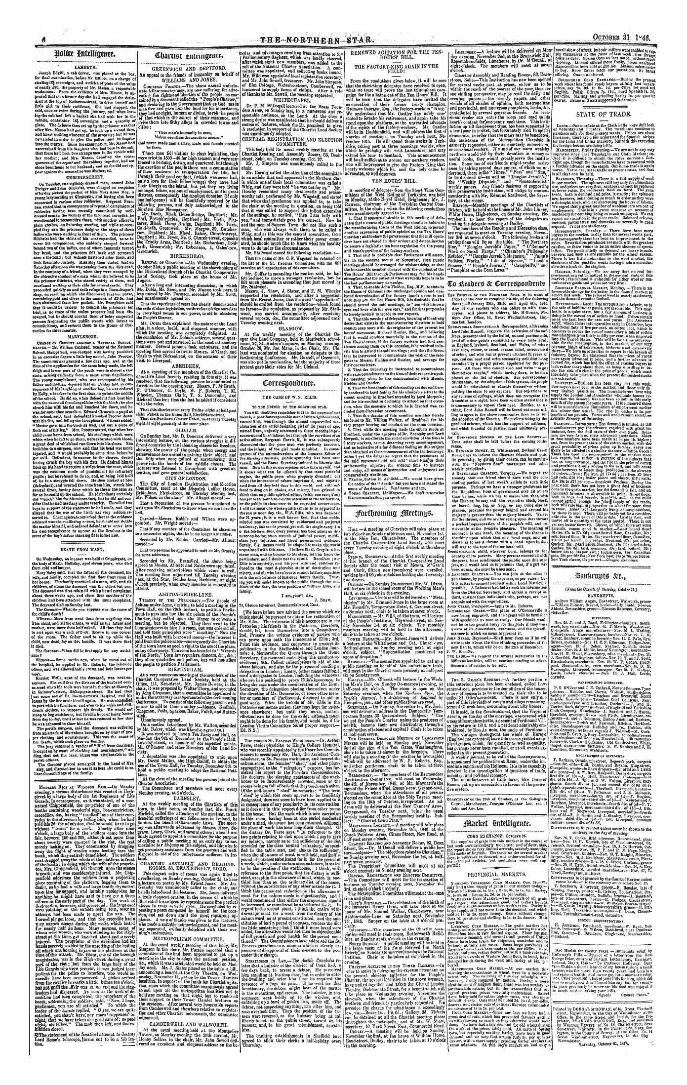 Northern Star (1837-1852): jS F Y, 1st edition - Manure Sioi At Wisssob Fair.—On Monday