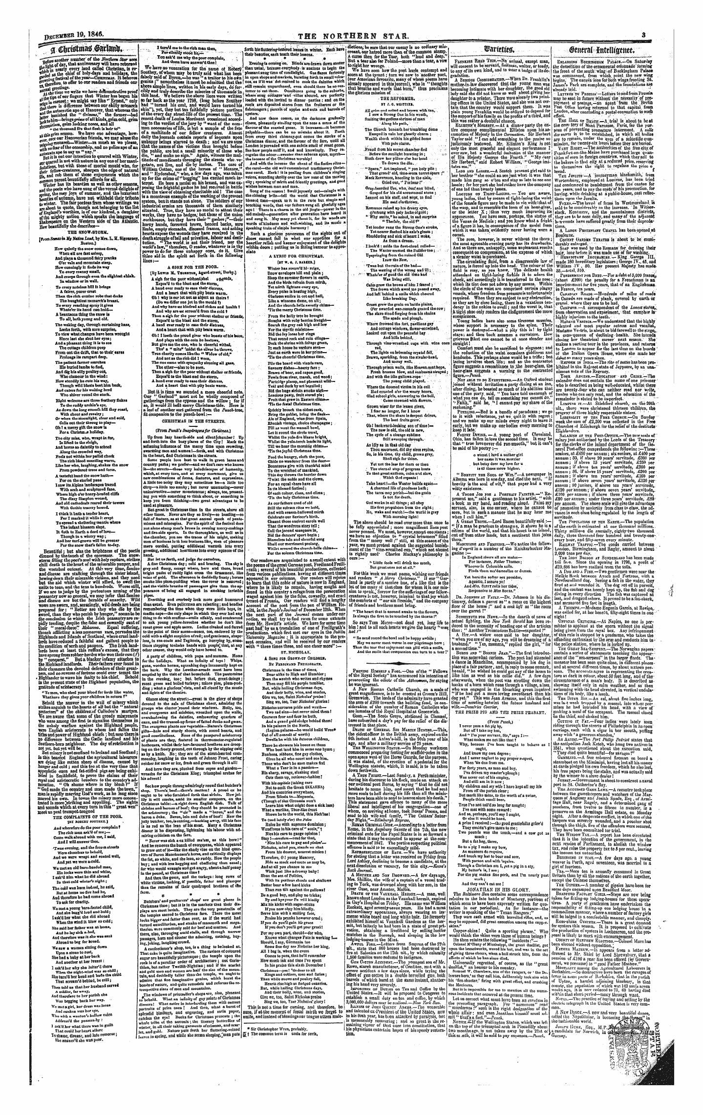 Northern Star (1837-1852): jS F Y, 1st edition - ^ Ijr&Ttttas &Lt;£Arlmrtu ,
