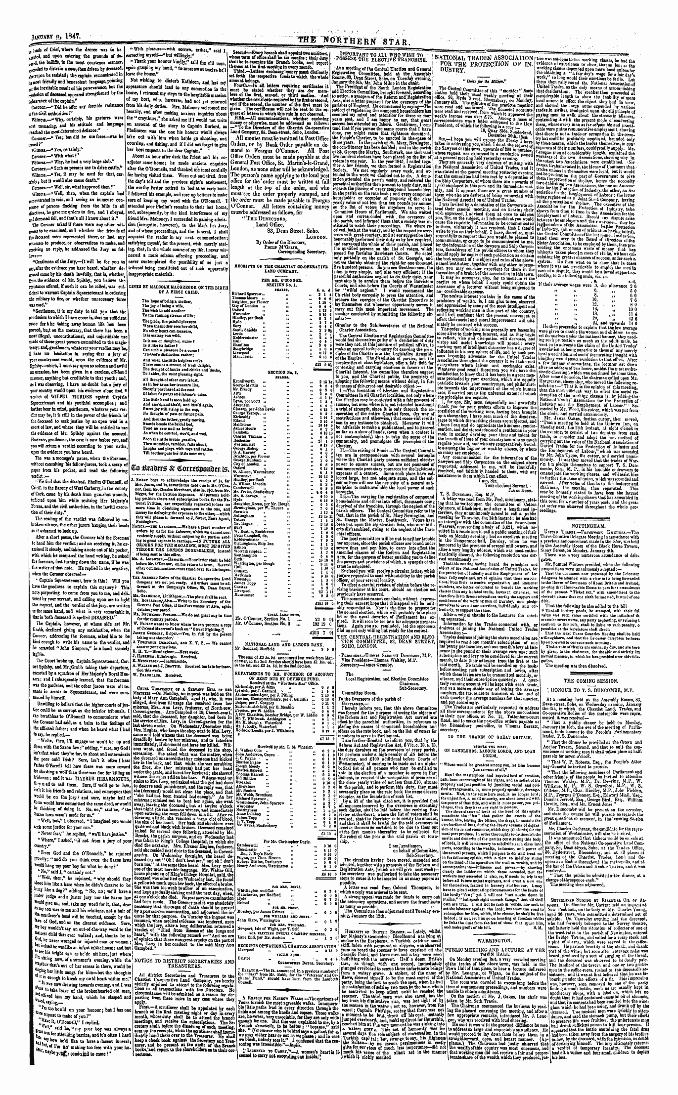 Northern Star (1837-1852): jS F Y, 1st edition - €0 &Tmvs # Cor«0pa«Utn Is.