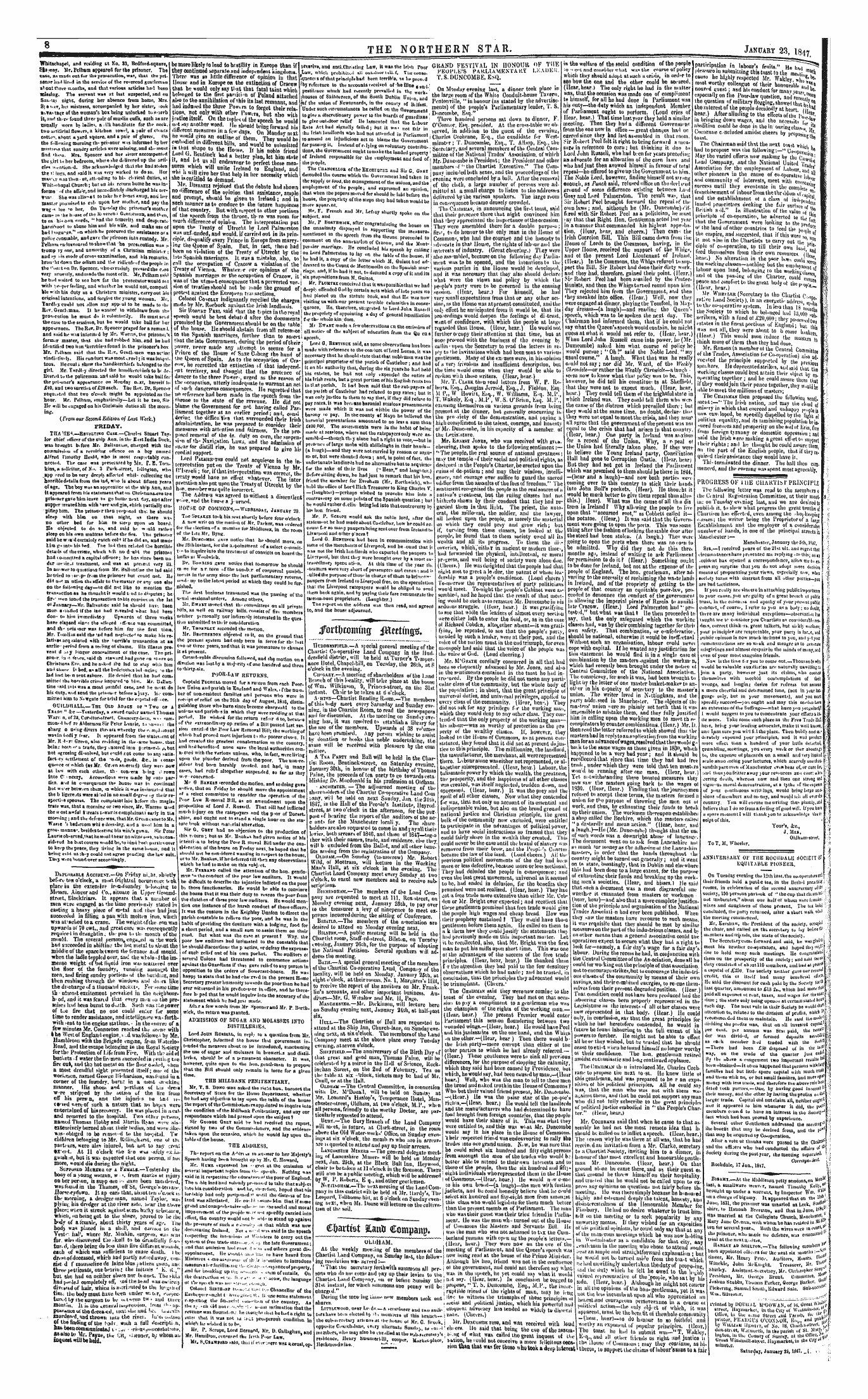 Northern Star (1837-1852): jS F Y, 1st edition - Untitled Article